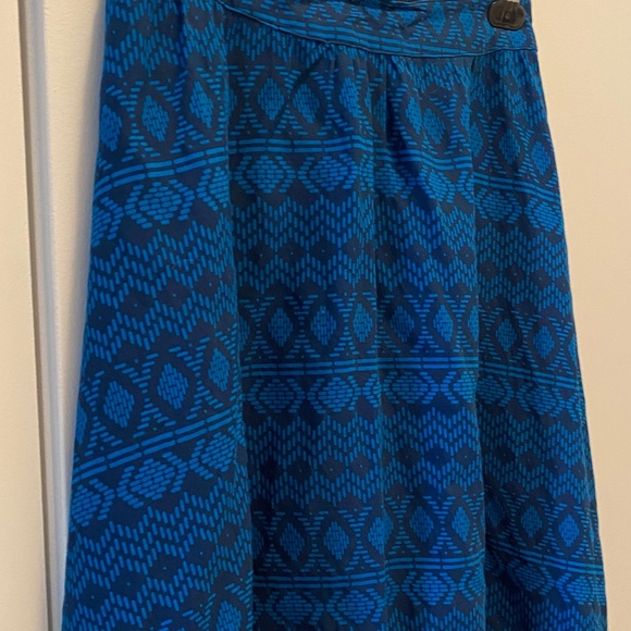 MOSSIMO SUPPLY CO. BLUE BOHEMIAN HIGH-LOW SKIRT - Picture 4 of 7